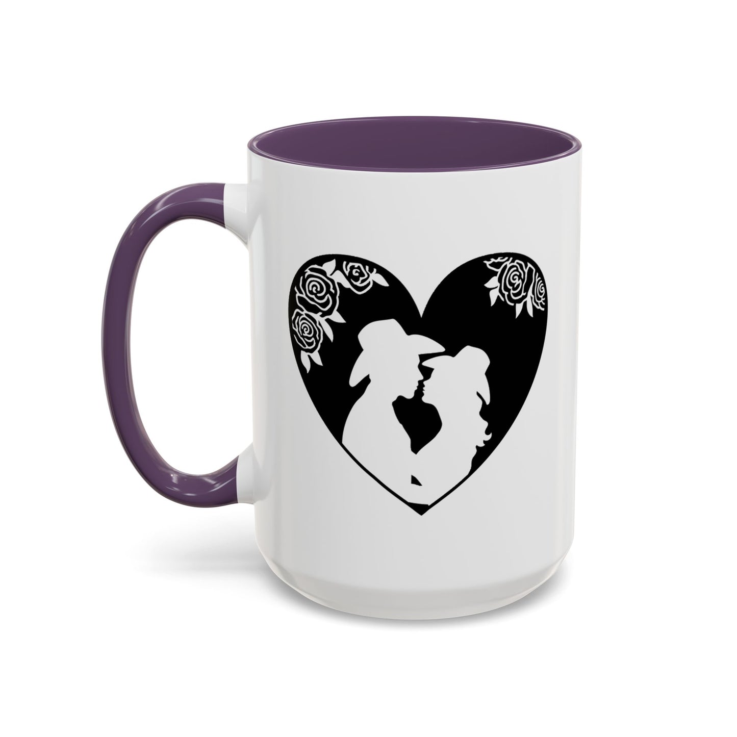 Cowboy Love - Accent Coffee Mug (11, 15oz) - Mother's Day