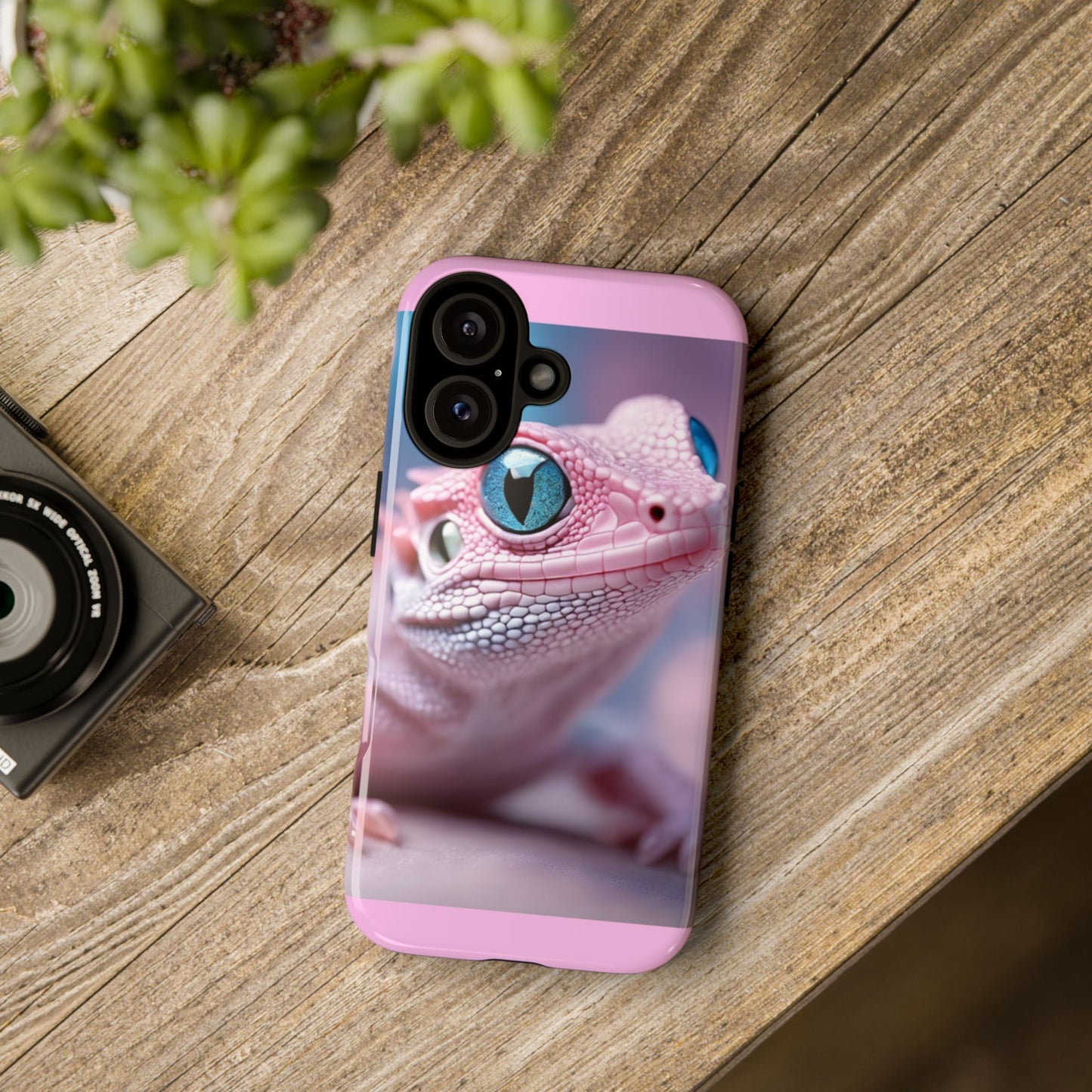 Pink Lizard - Whimsical Phone Cases