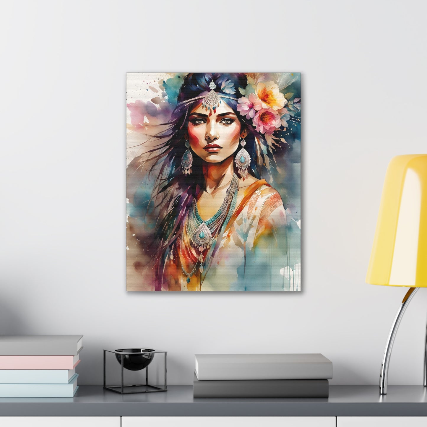 Indian Maiden - Canvas Stretched, 0.75" - 2026 Wall Art - Individuals