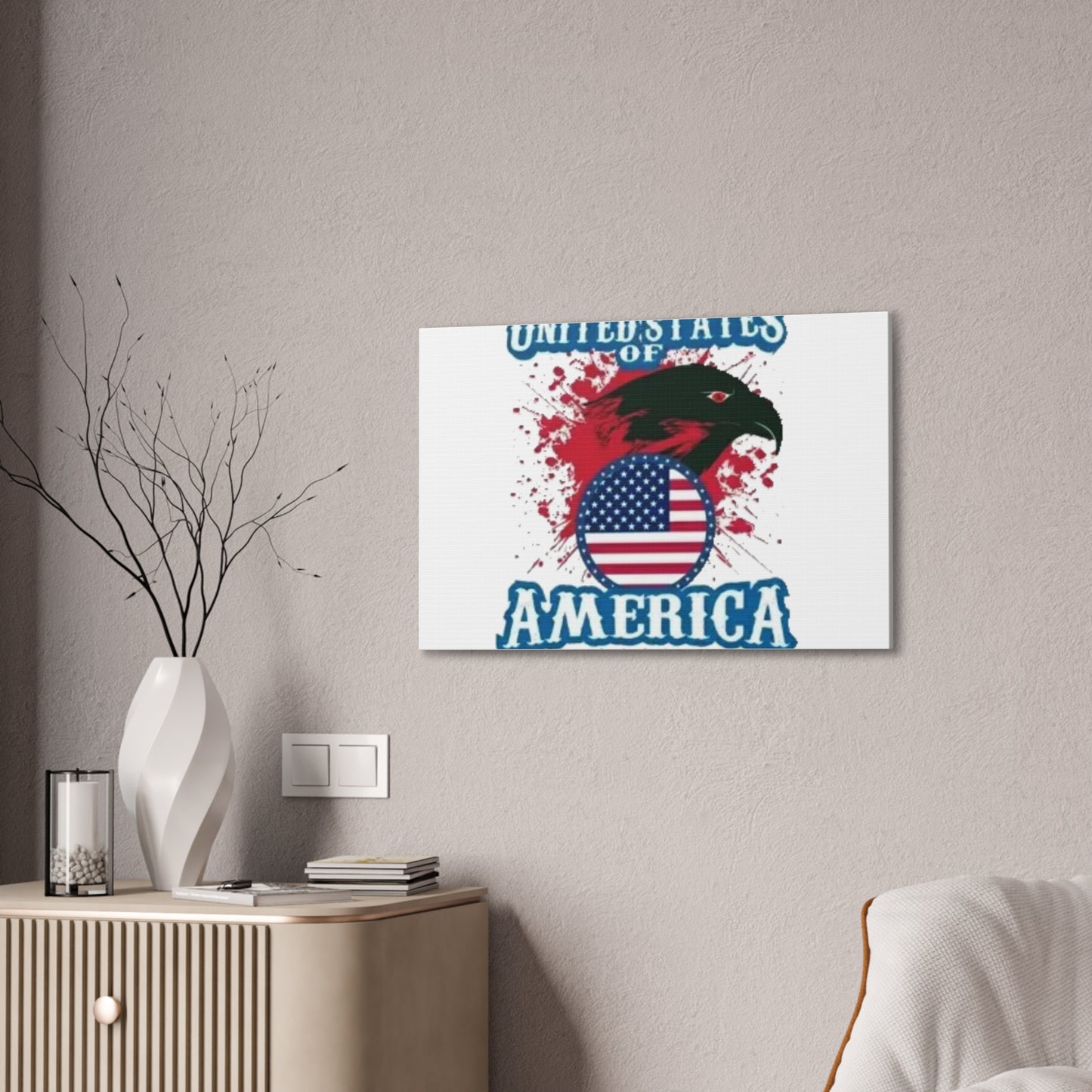 United States of America - Canvas Stretched, 0.75"