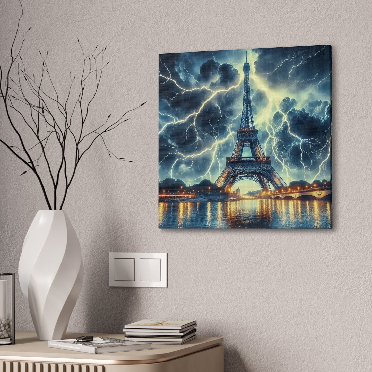 Eiffel Tower - Canvas Stretched, 0.75"