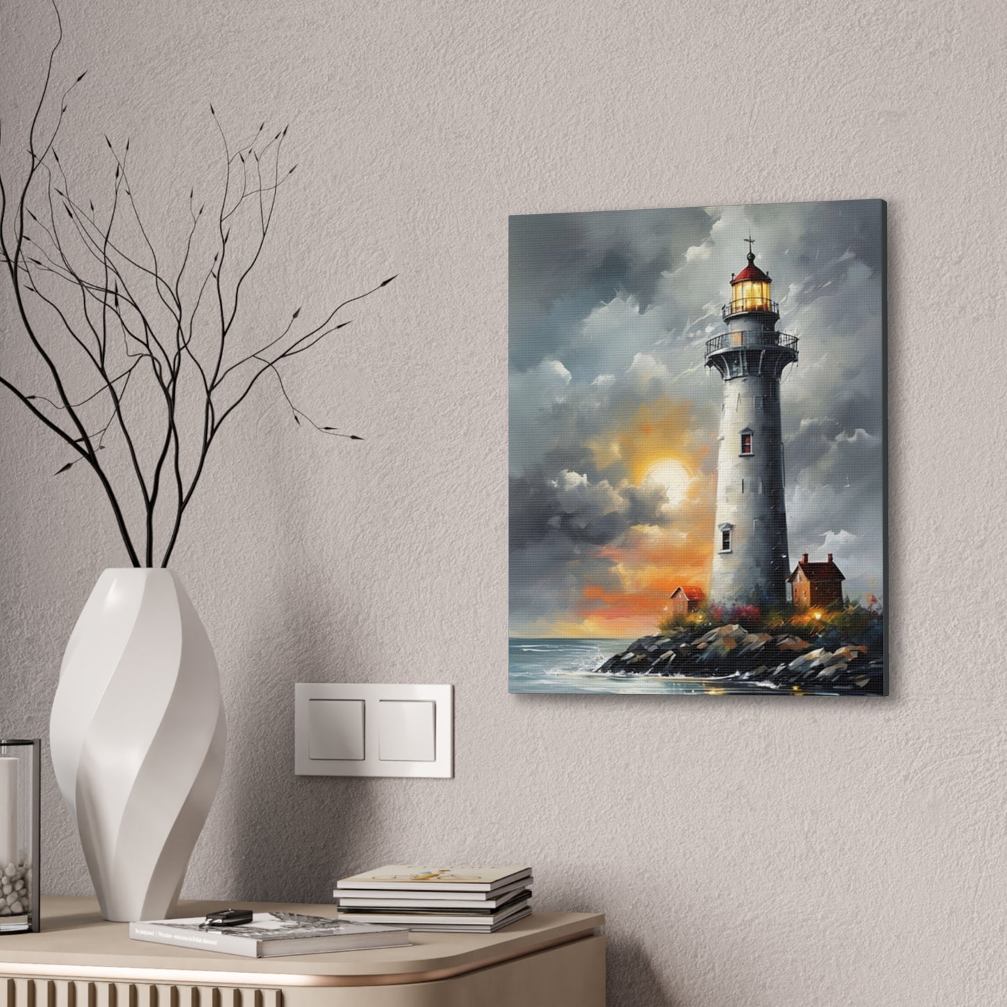 Light House - Canvas -Stretched, 0.75"