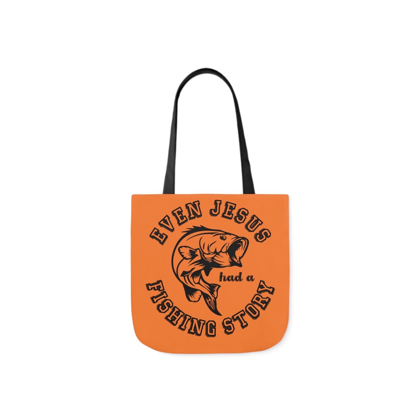 Fishing - Canvas Tote Bag, 5-Color Straps