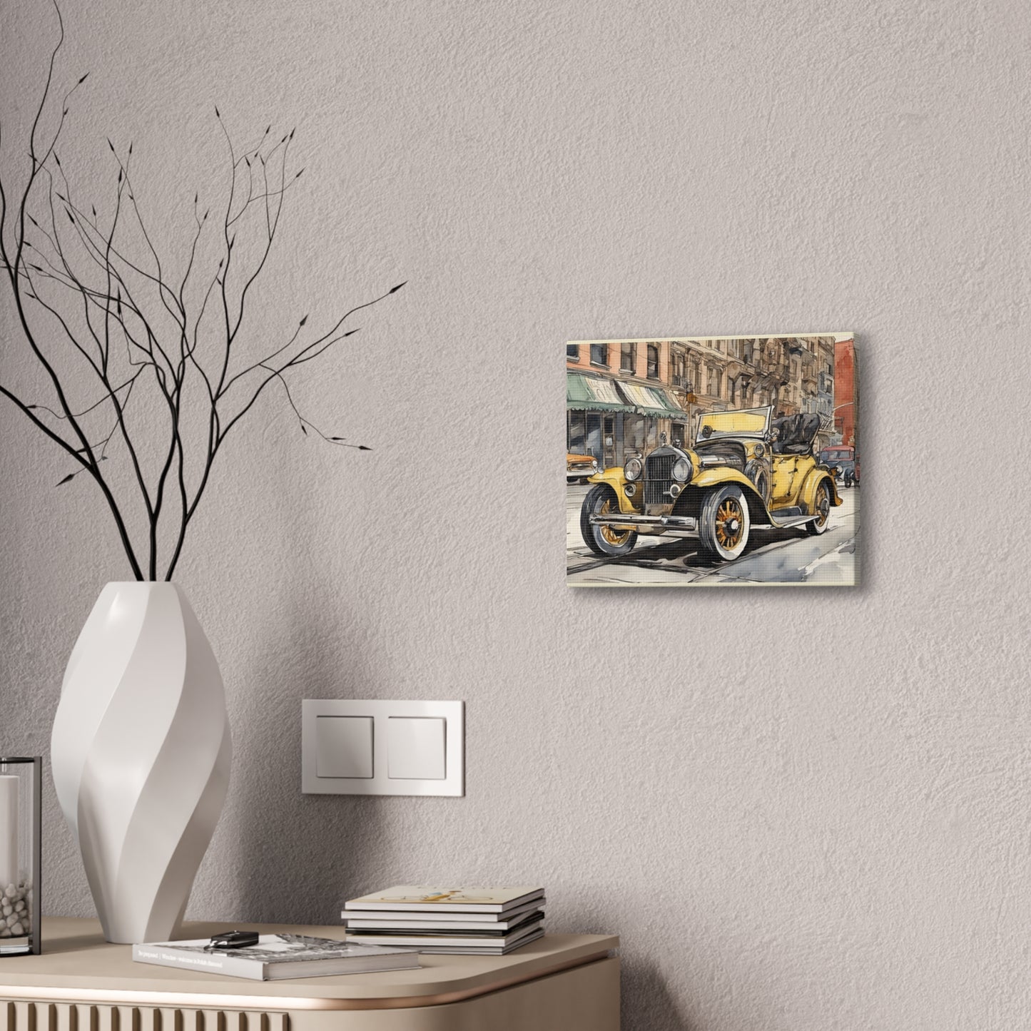 Antique Car - Canvas Stretched, 0.75" - Father's Day