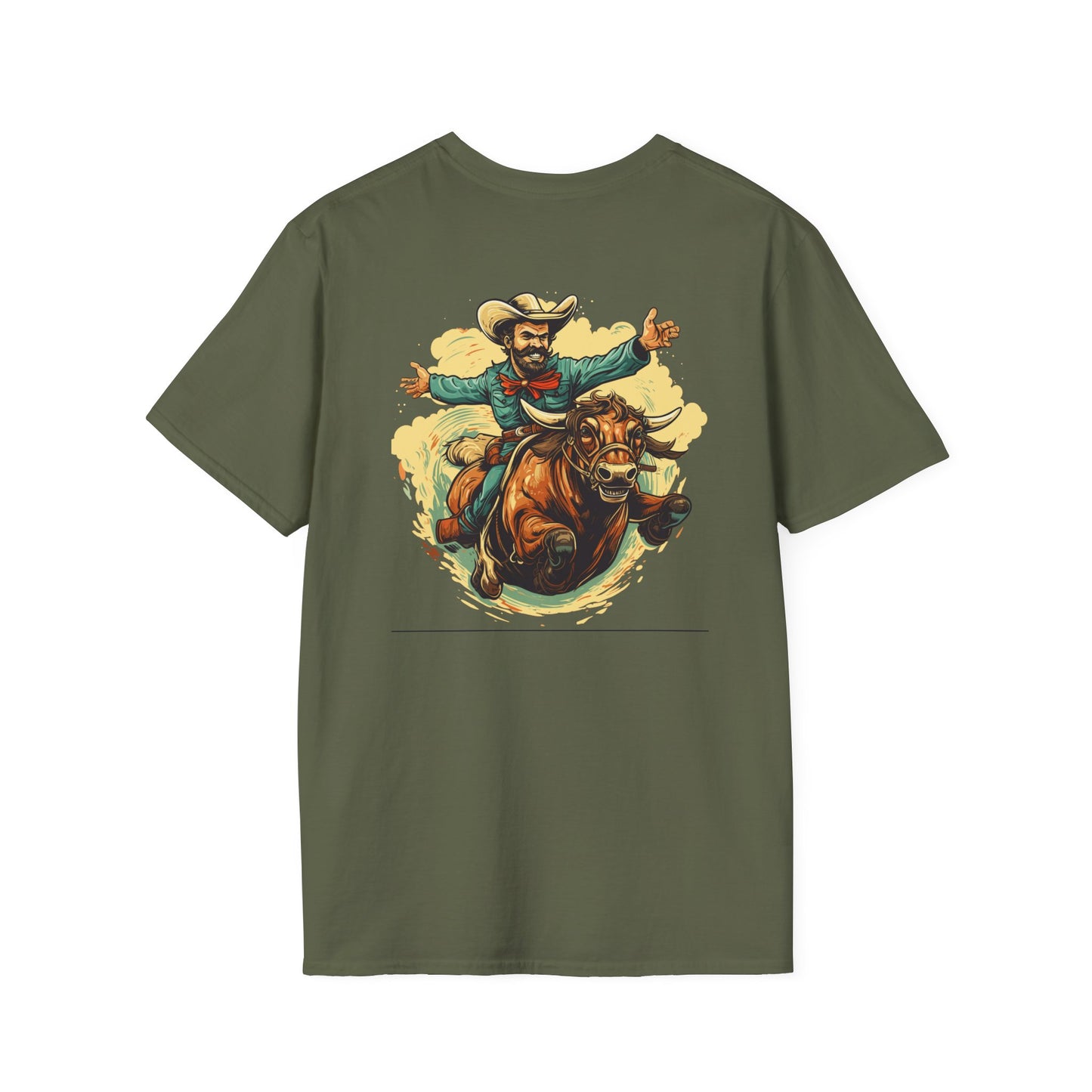 Bull Rider - Unisex Softstyle T-Shirt