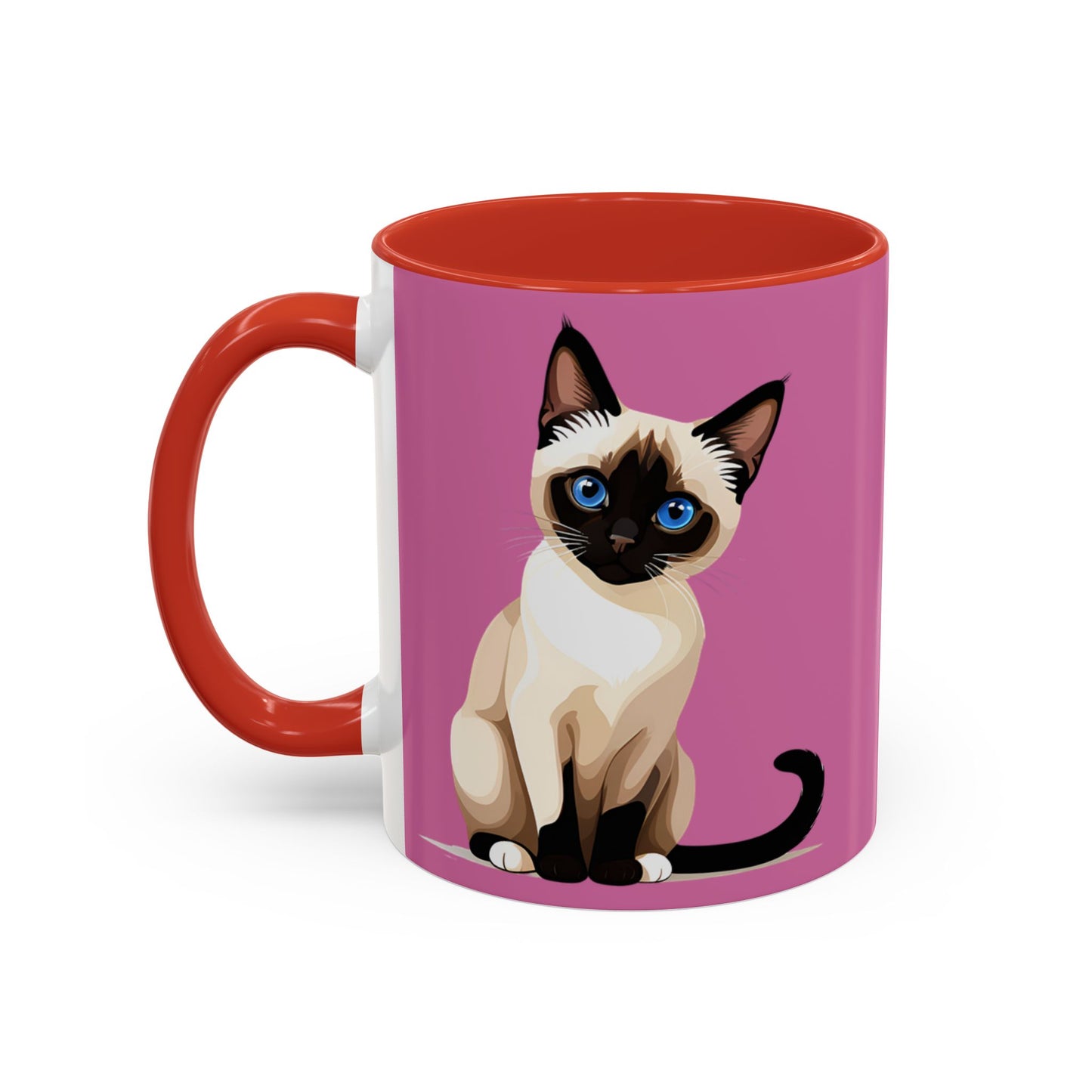 Siamese Cat - Accent Coffee Mug (11, 15oz)