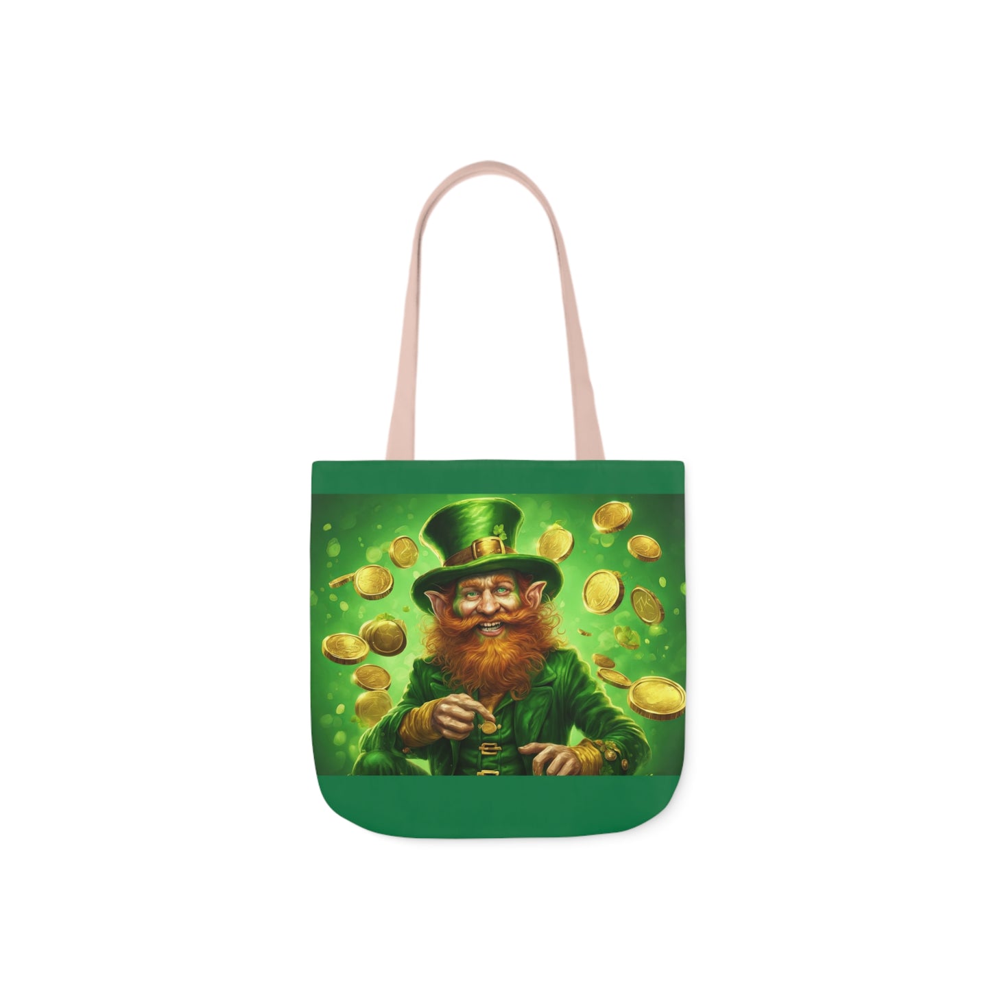 St. Patricks - Canvas Tote Bag, 5-Color Straps