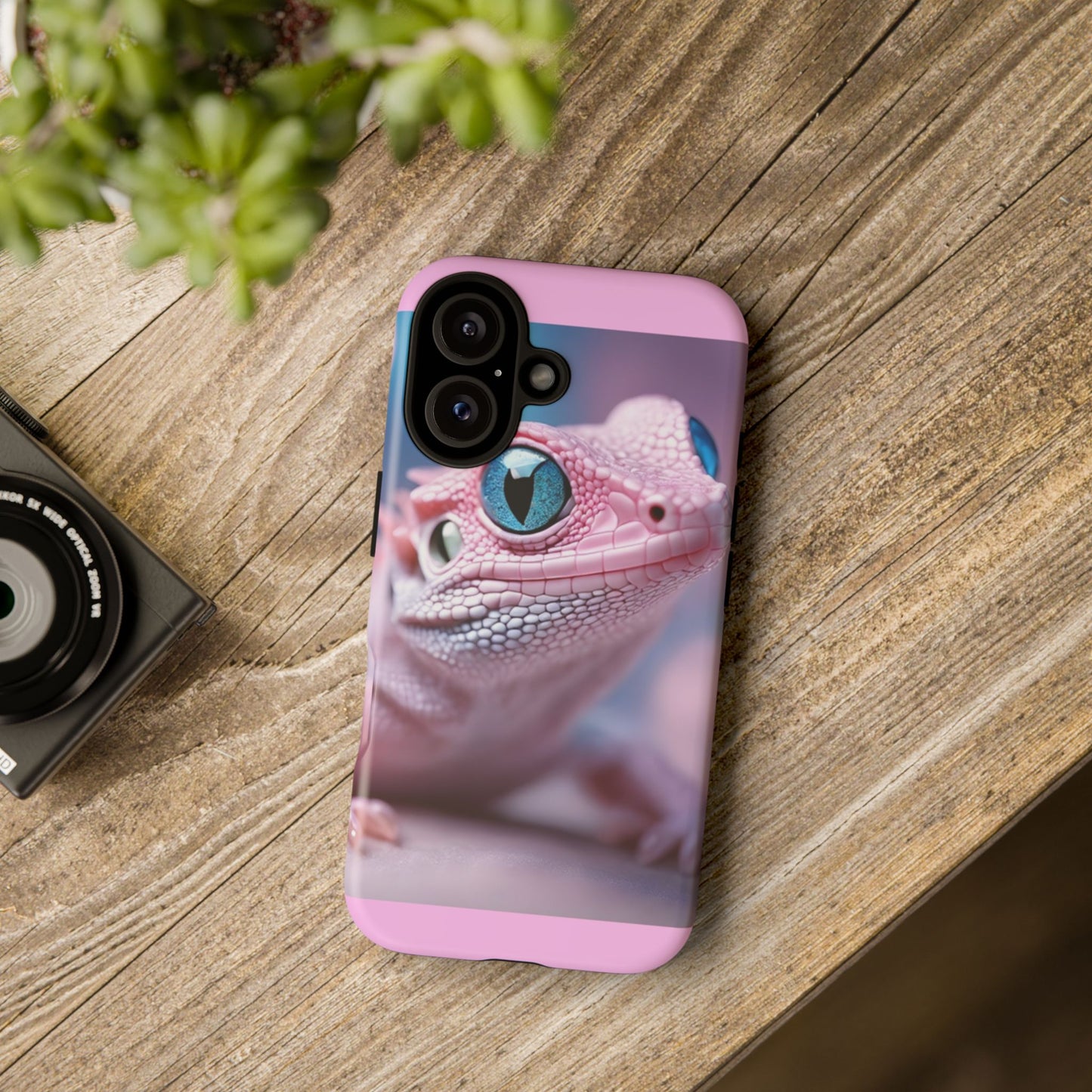 Pink Lizard - Whimsical Phone Cases