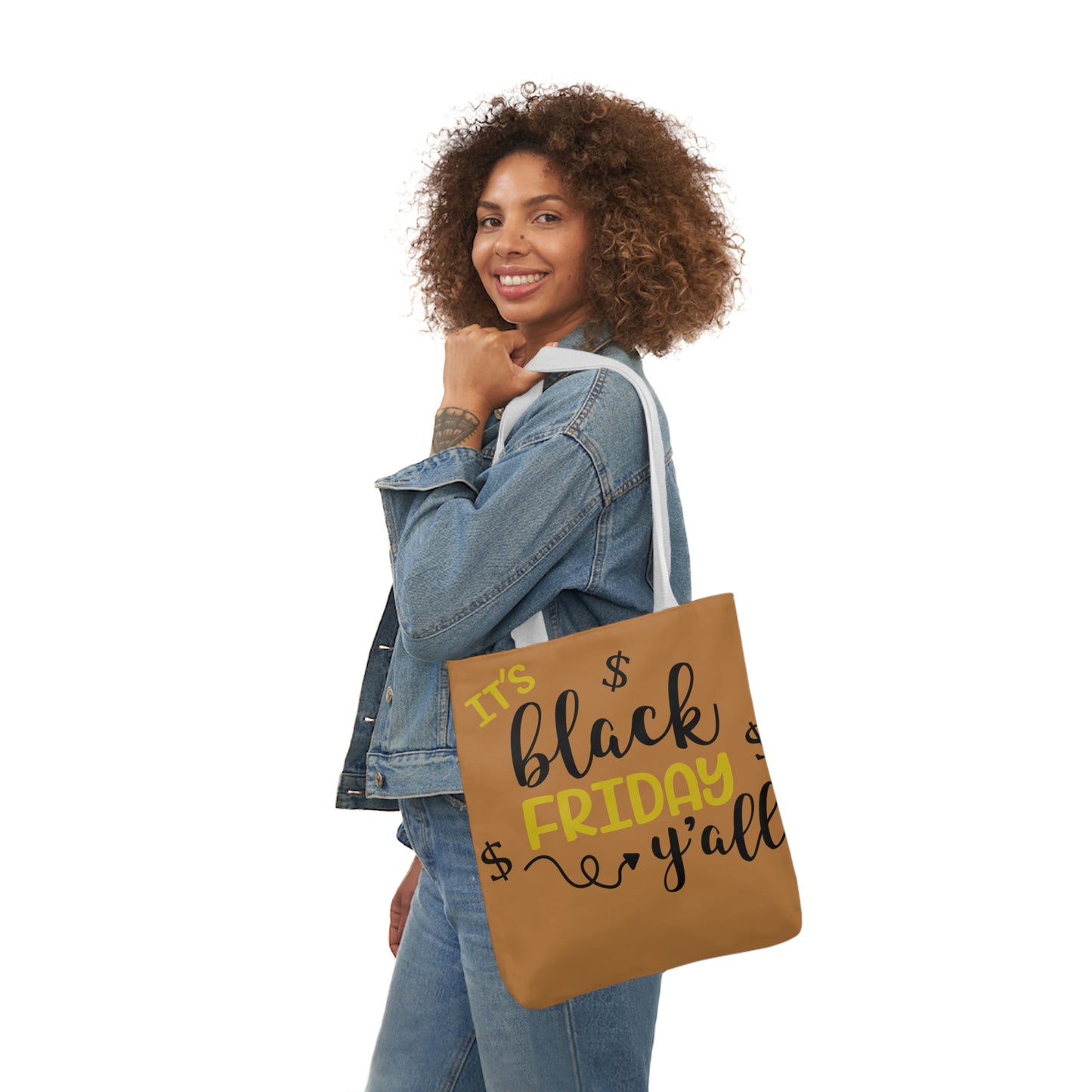 It's Black Friday - Canvas Tote Bag, 5-Color Straps