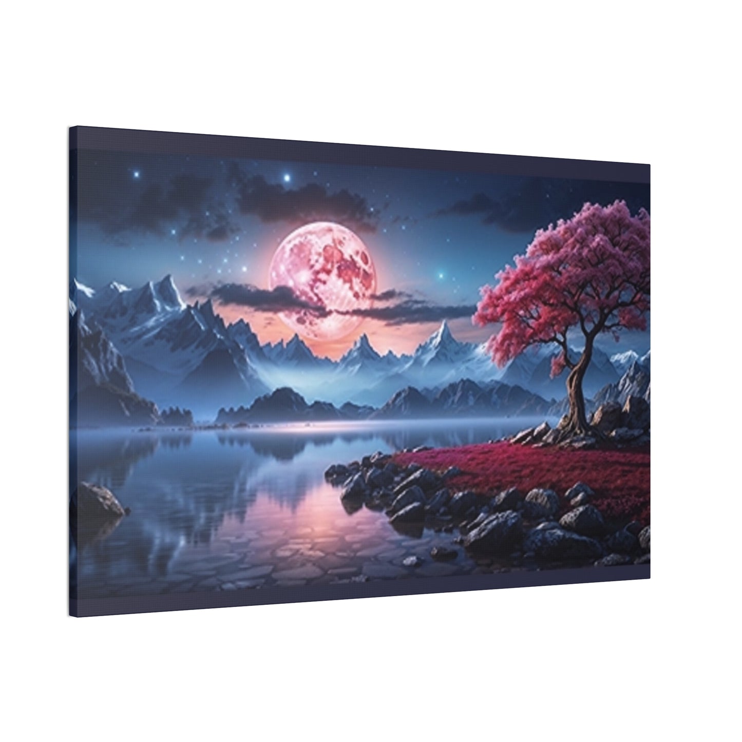 Moon Scape - Canvas Stretched, 0.75"