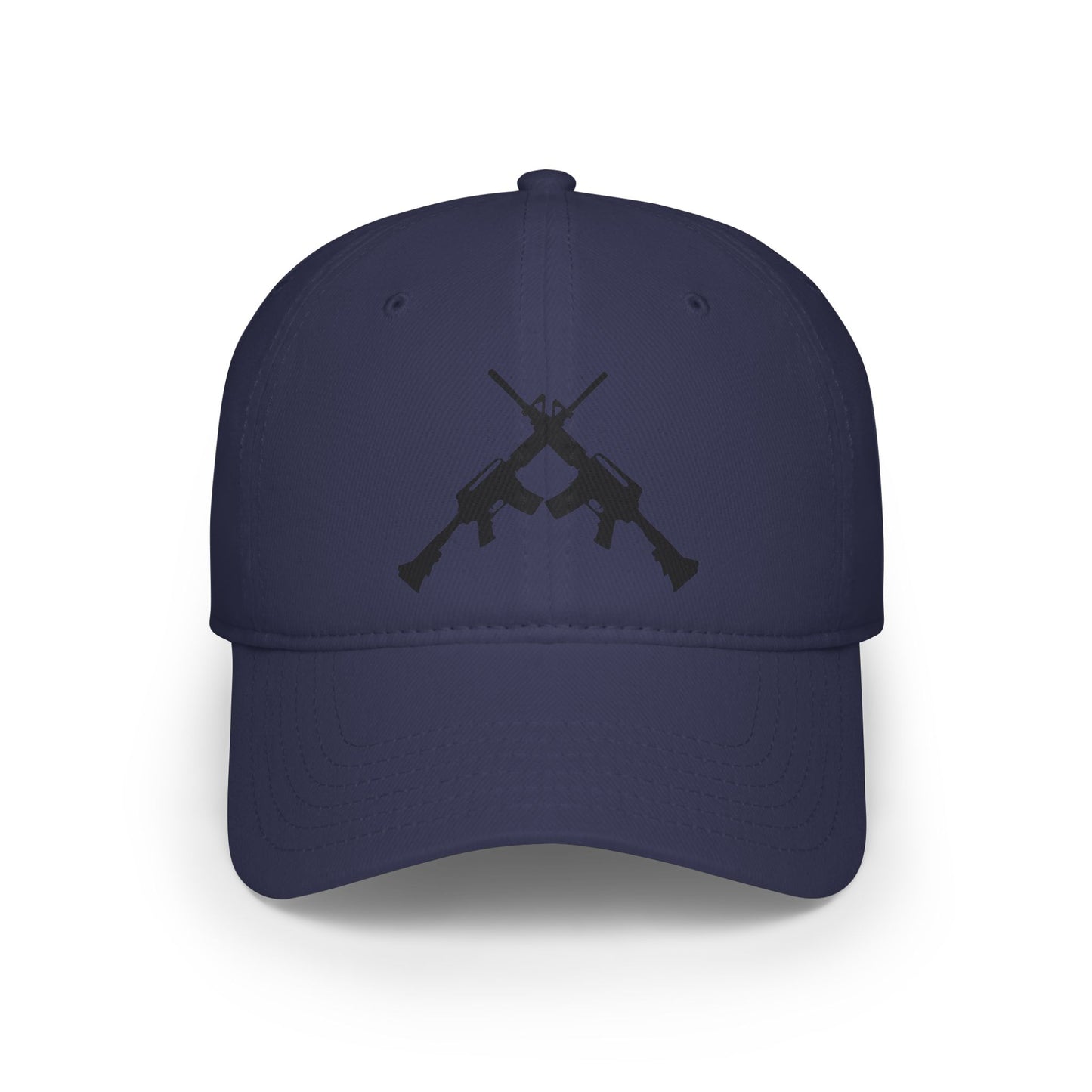 Crossed Guns - Low Profile Ball Cap - Military