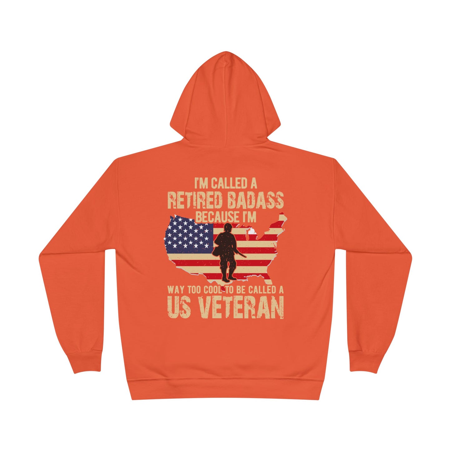 Military - Veteran - Unisex EcoSmart® Pullover Hoodie Sweatshirt