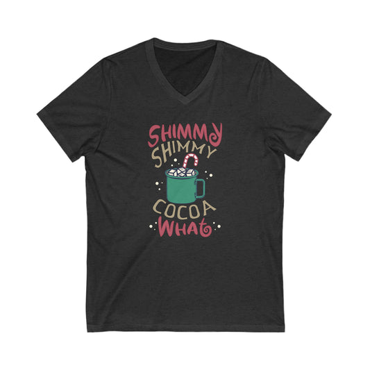 Shimmy - Unisex Jersey Short Sleeve V-Neck T-Shirts - Christmas