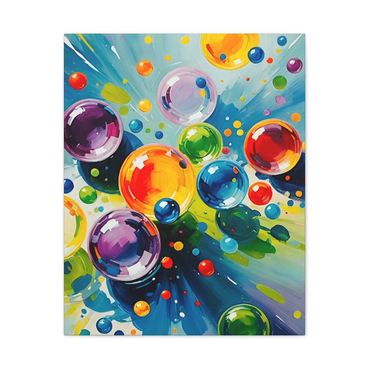 Colored Balls - Canvas Stretched, 0.75"