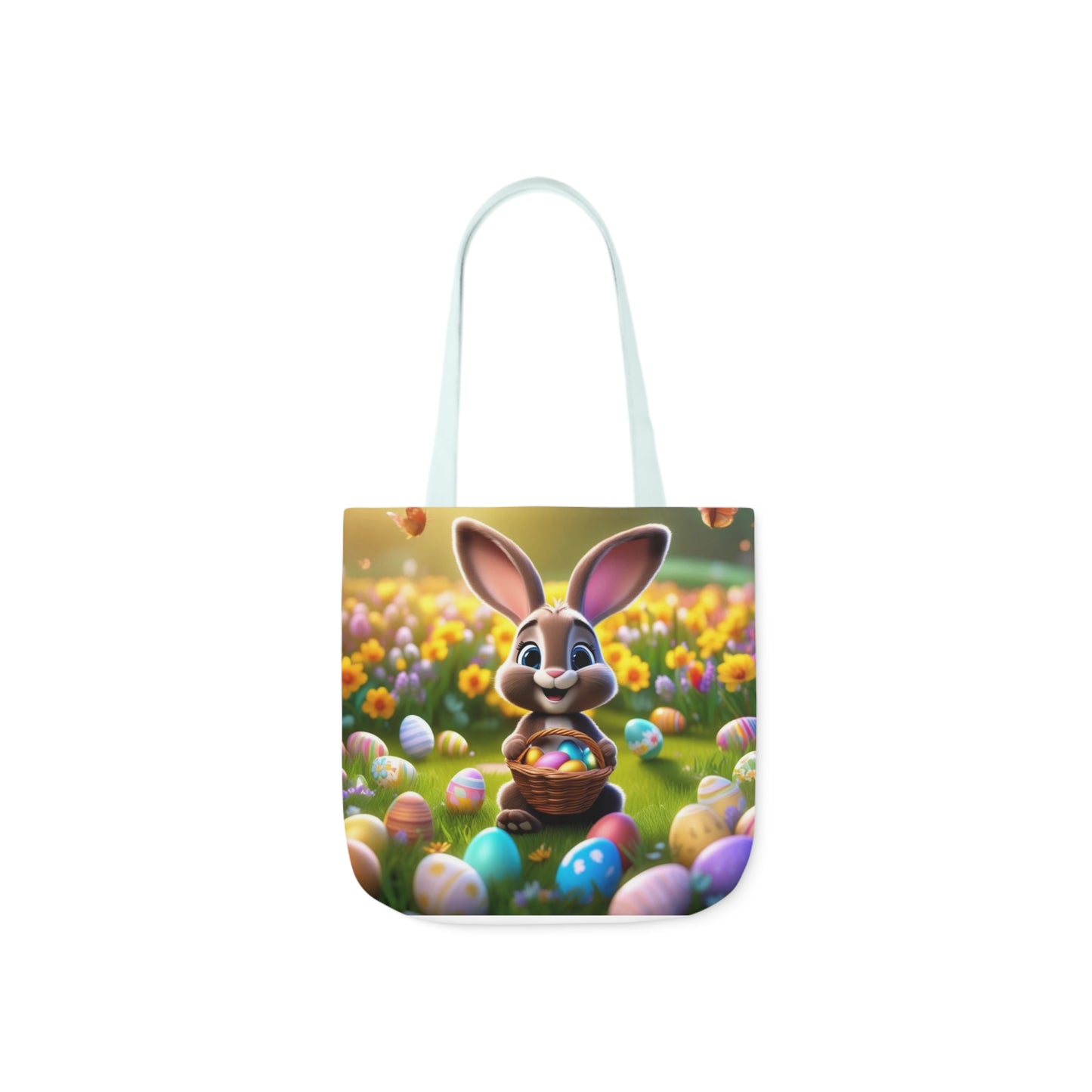 Easter - Canvas Tote Bag, 5-Color Straps