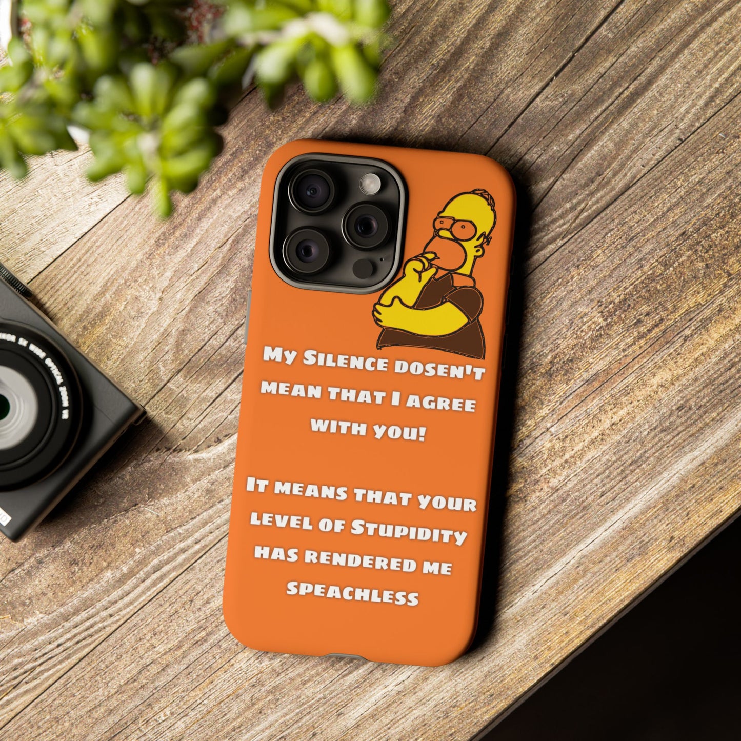 My Silence - Tough Cases - Whimsical Phone Cases