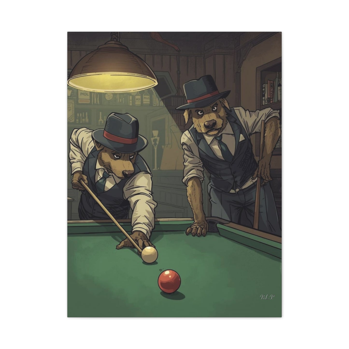 Gangster Dogs - Canvas Stretched, 0.75" - 2026 Wall Art - Sports