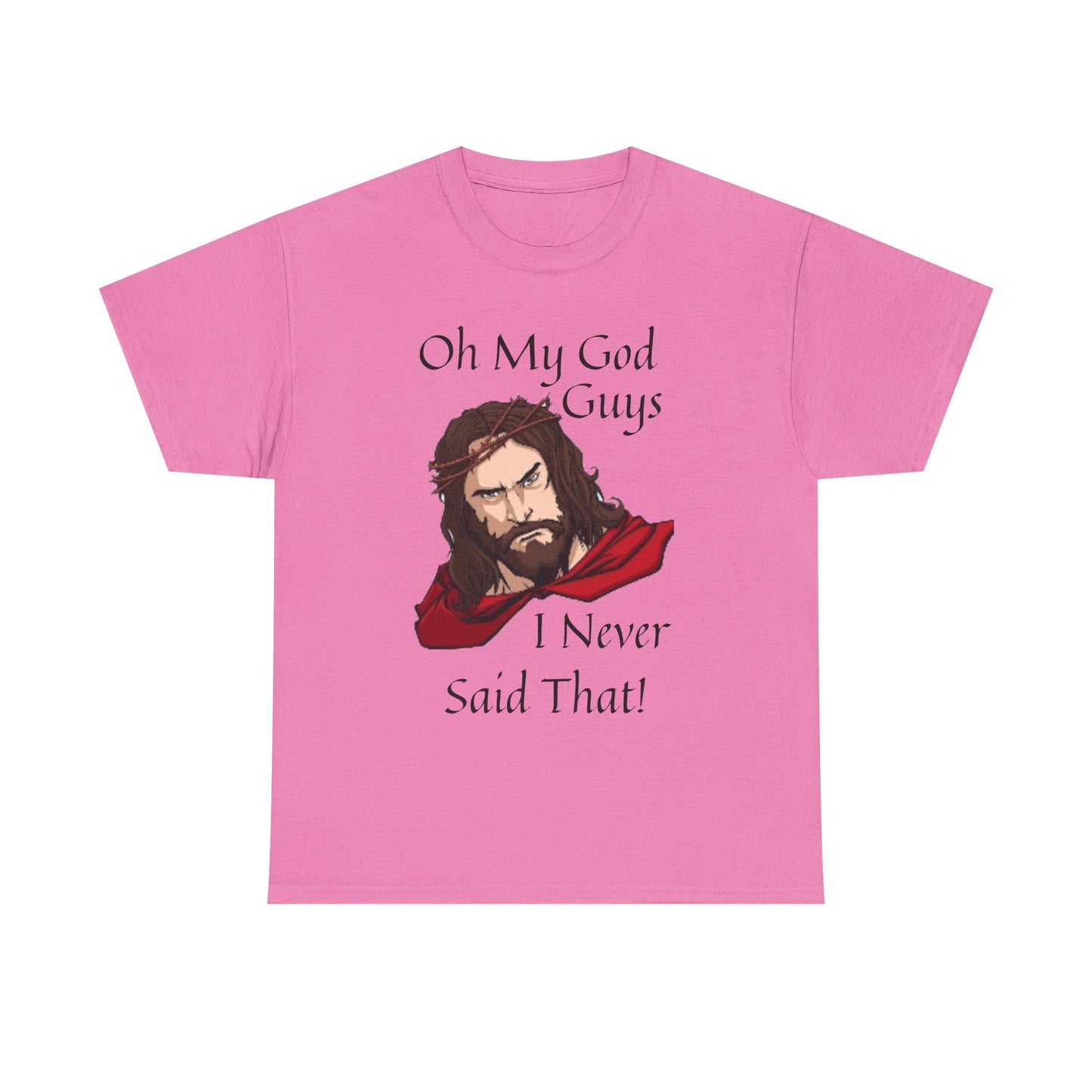 Oh My God - Unisex Heavy Cotton Tee - T-Shirts - Religious