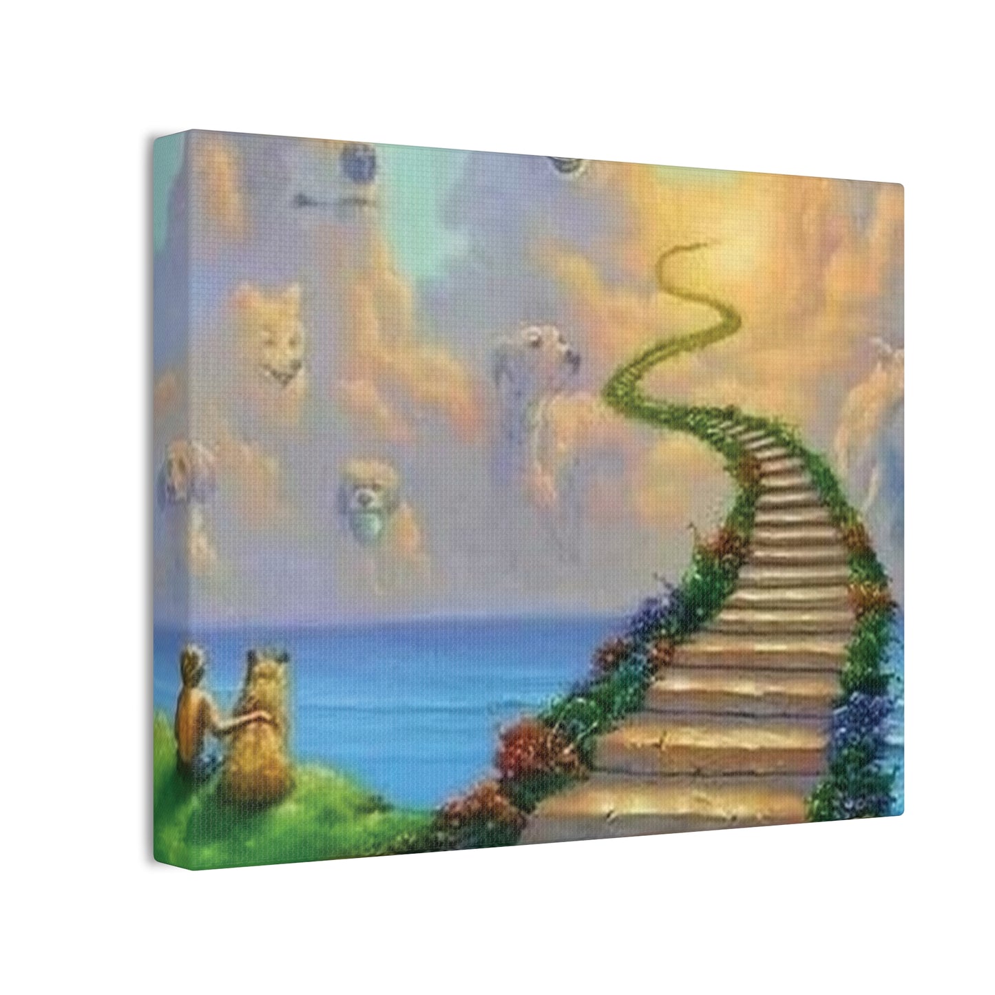 All Dogs Go to Heaven - Canvas Stretched, 0.75"