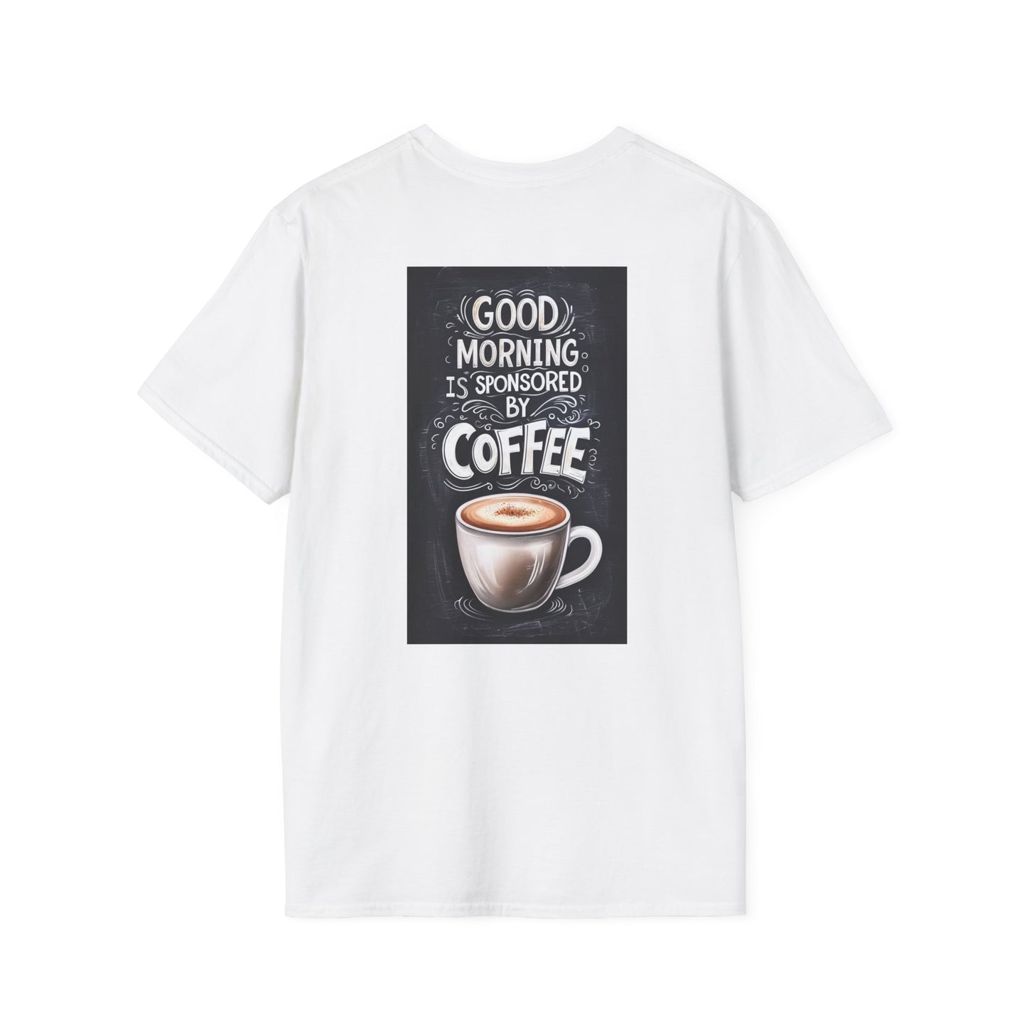 Sponsored by Coffee - Unisex Softstyle T-Shirts