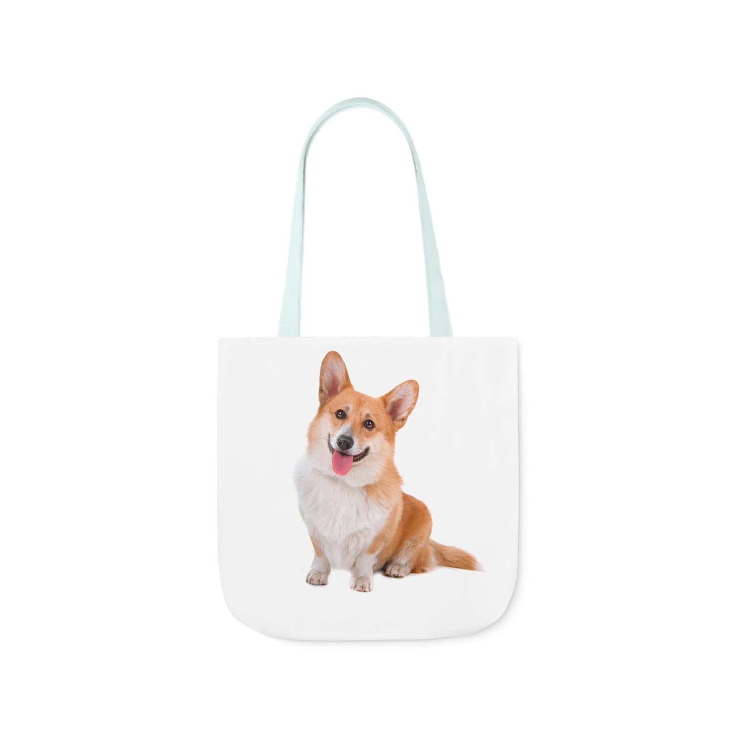 Corgi 1 - Canvas Tote Bag, 5-Color Straps