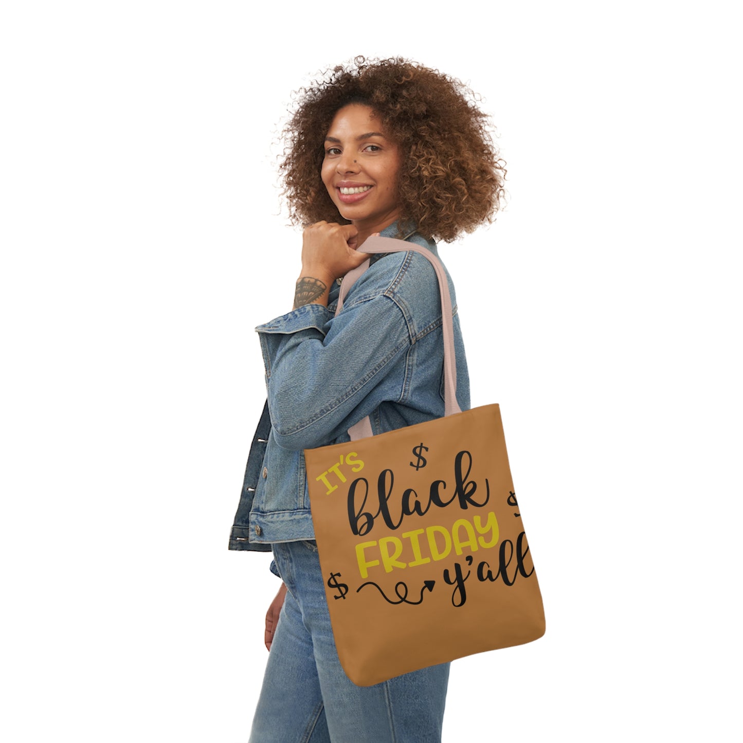 It's Black Friday - Canvas Tote Bag, 5-Color Straps