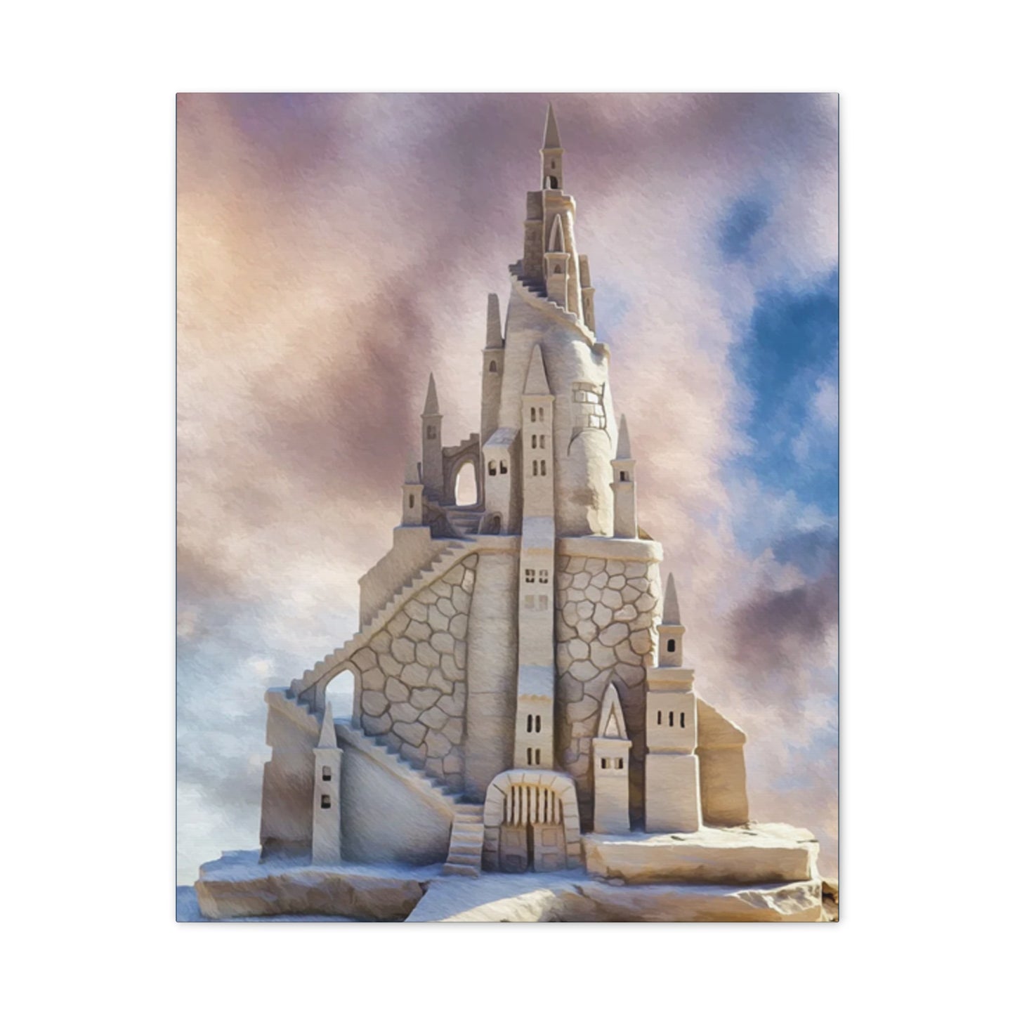 Sand Castle - Canvas Stretched, 0.75"