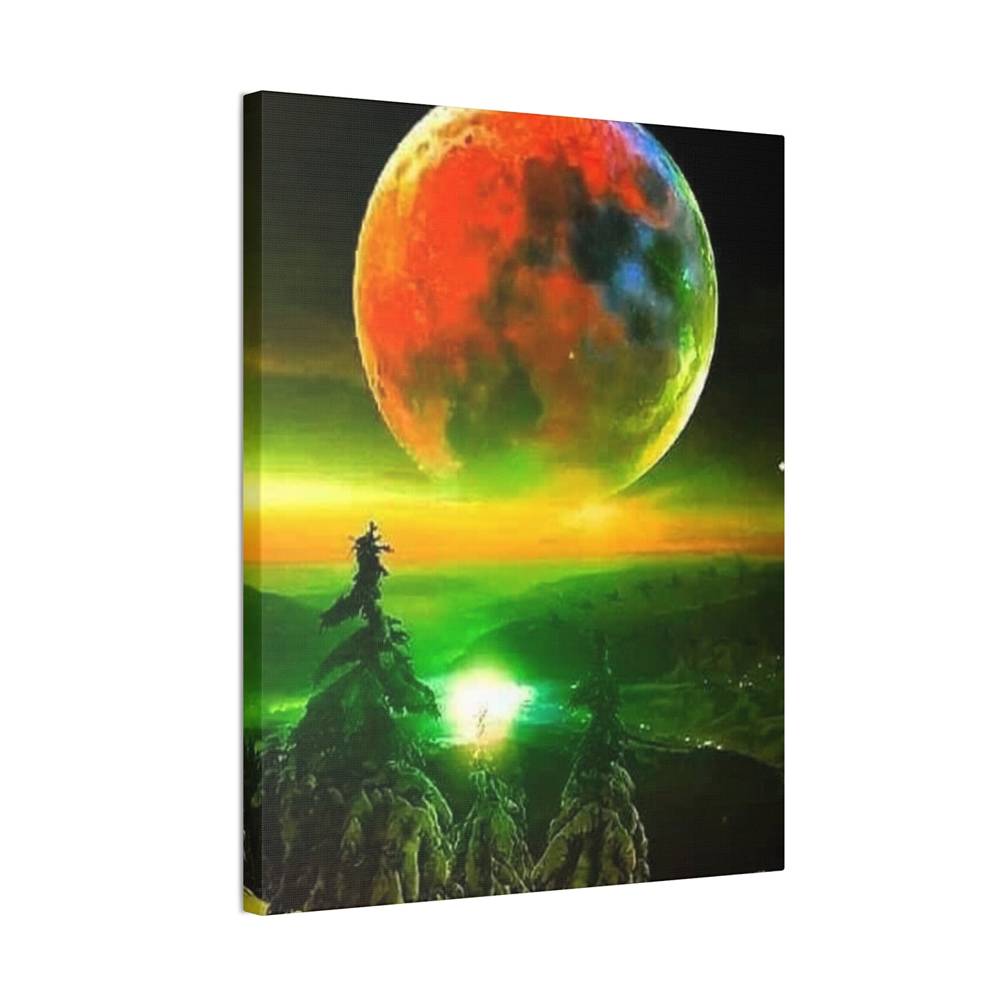 Harvest Moon - Canvas Stretched, 0.75"