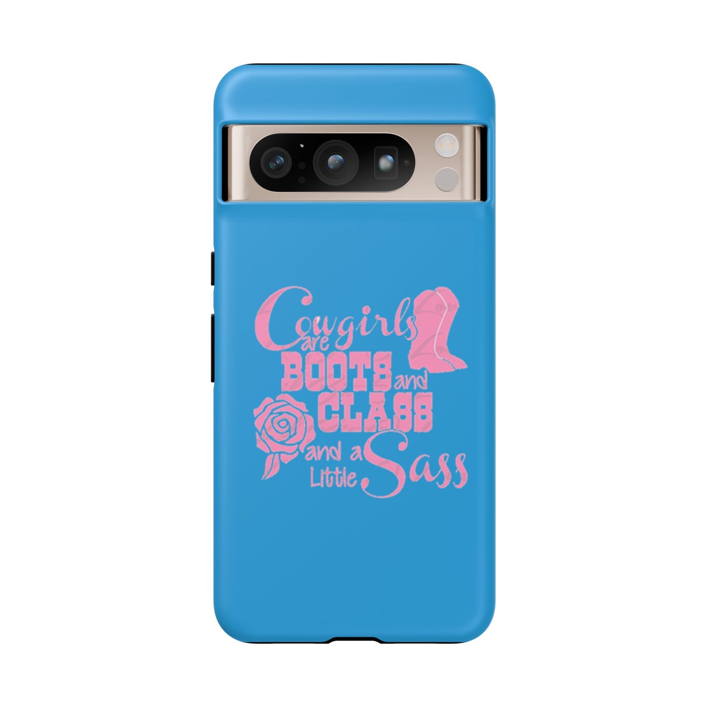 CowGirls are Boots -Tough Whimsical Phone Cases