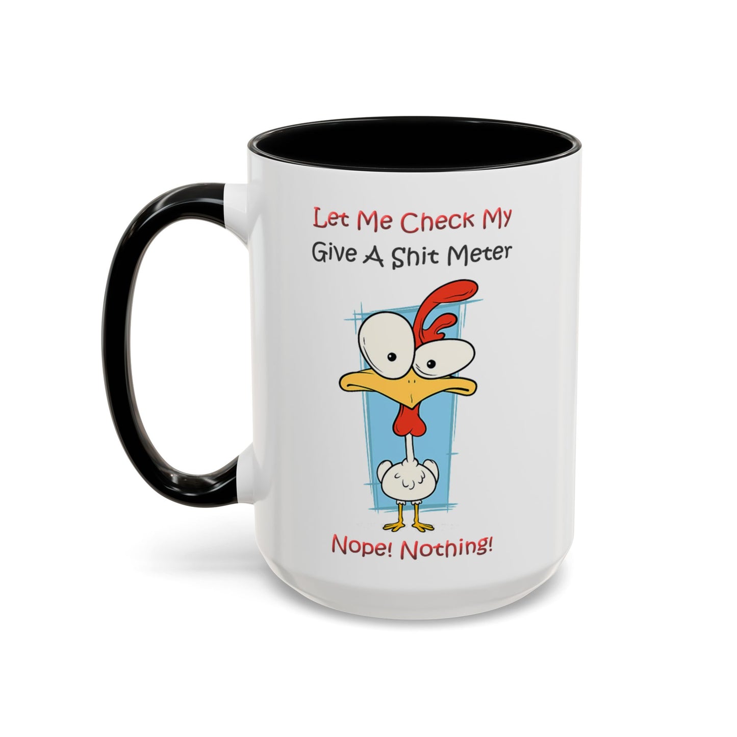 Let Me Check - Accent Coffee Mug (11, 15oz) Father's Day