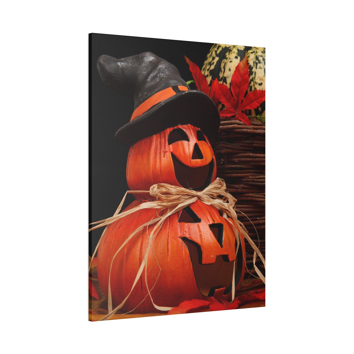 Pumpkins - Canvas Stretched, 0.75" - Halloween