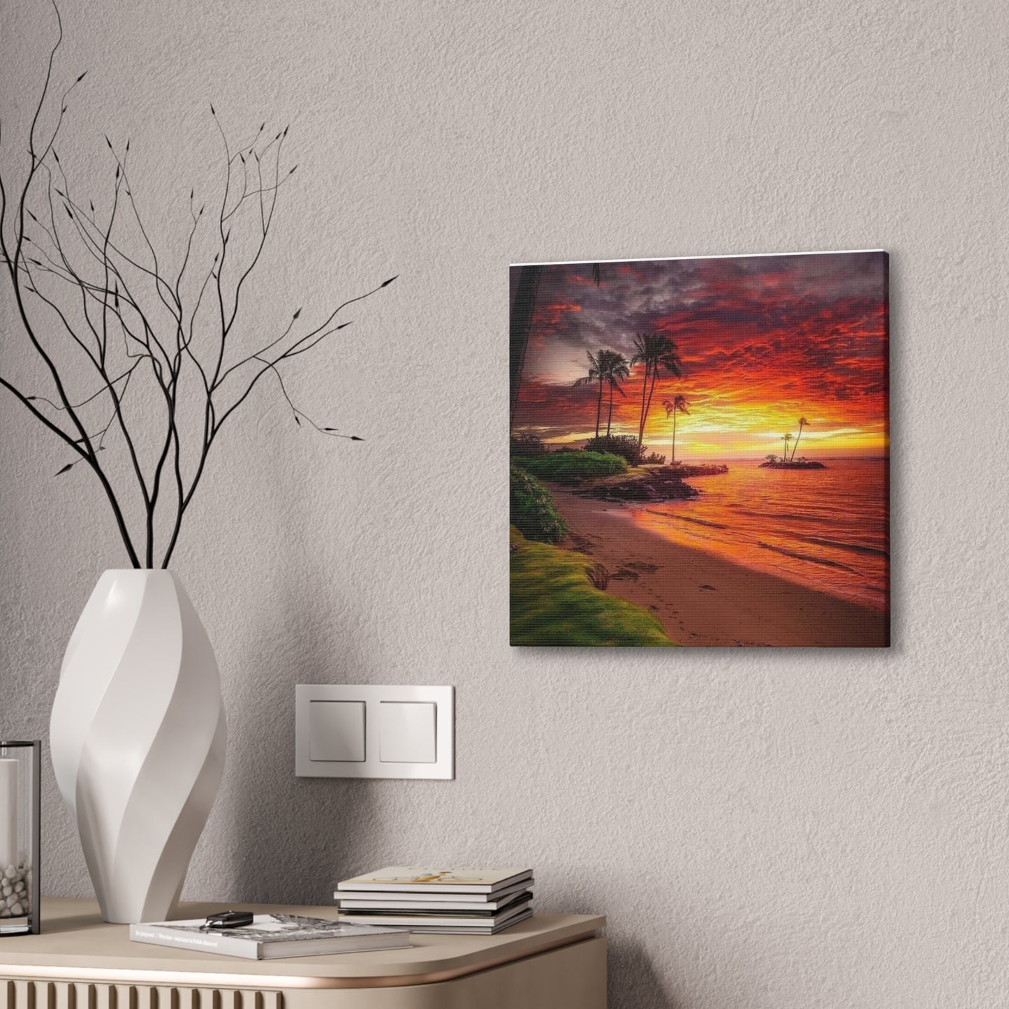 Sunset Island - Canvas Stretched, 0.75"