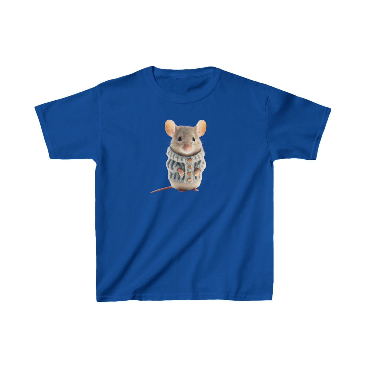 Kids H= Mouse in a Sweater - Heavy Cotton™ T-Shirts