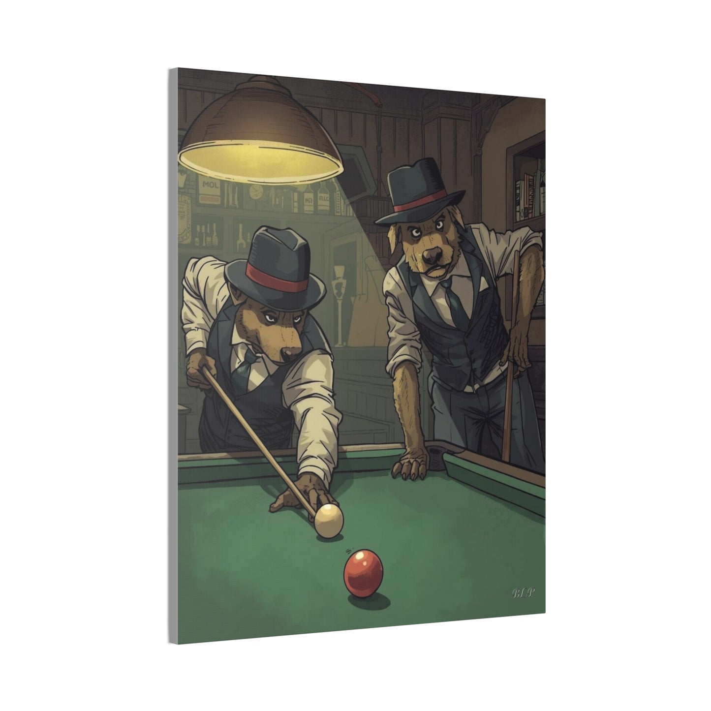 Gangster Dogs - Canvas Stretched, 0.75" - 2026 Wall Art - Sports