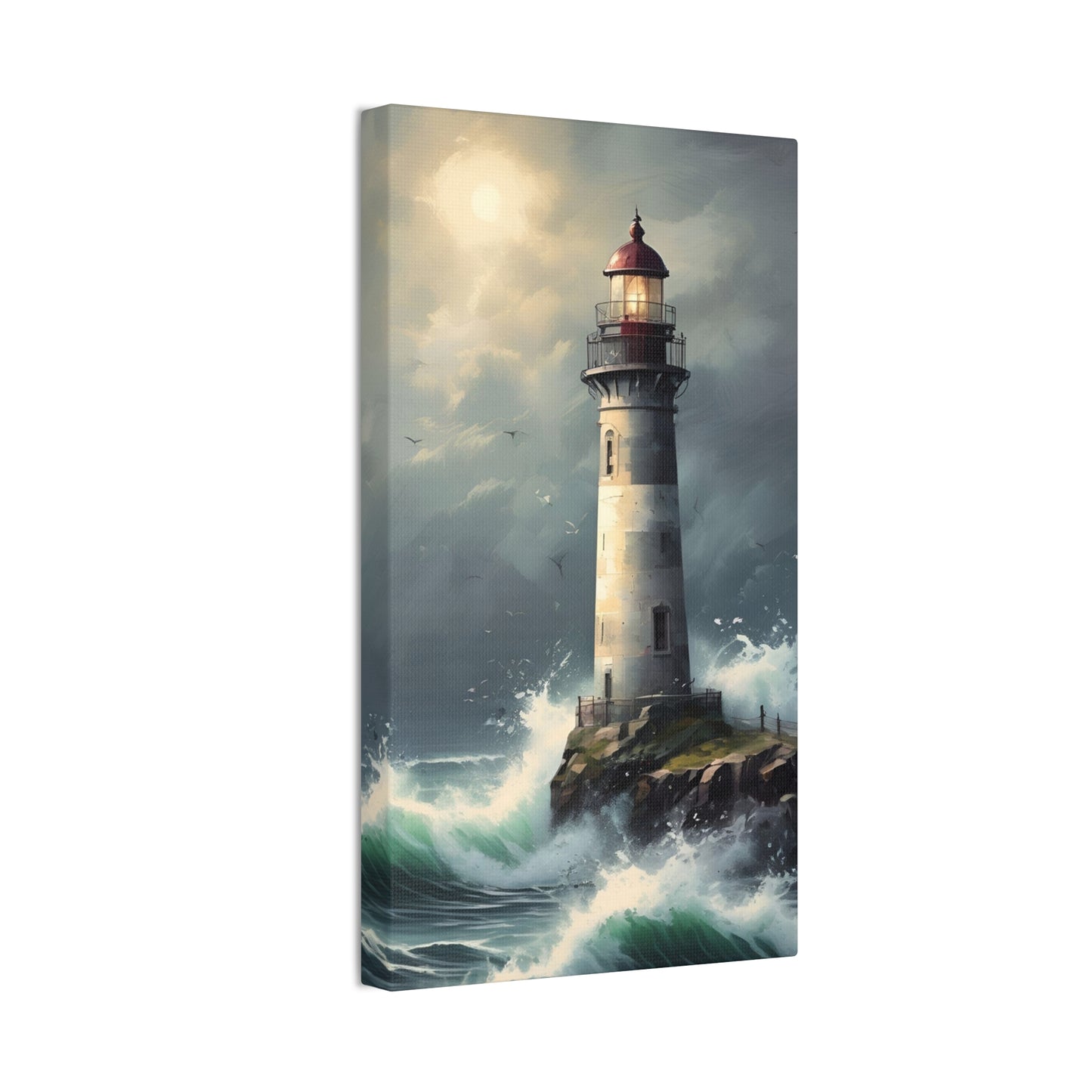 Light House - Canvas Stretched, 0.75"