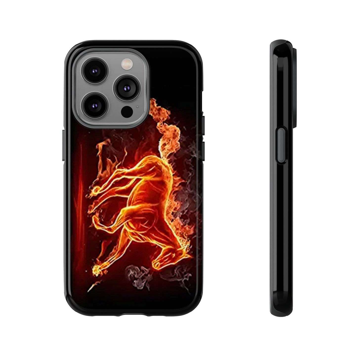 Burning Horse - Whimsical Phone Cases