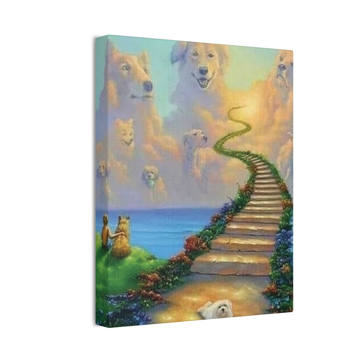 All Dogs Go to Heaven - Canvas Stretched, 0.75"