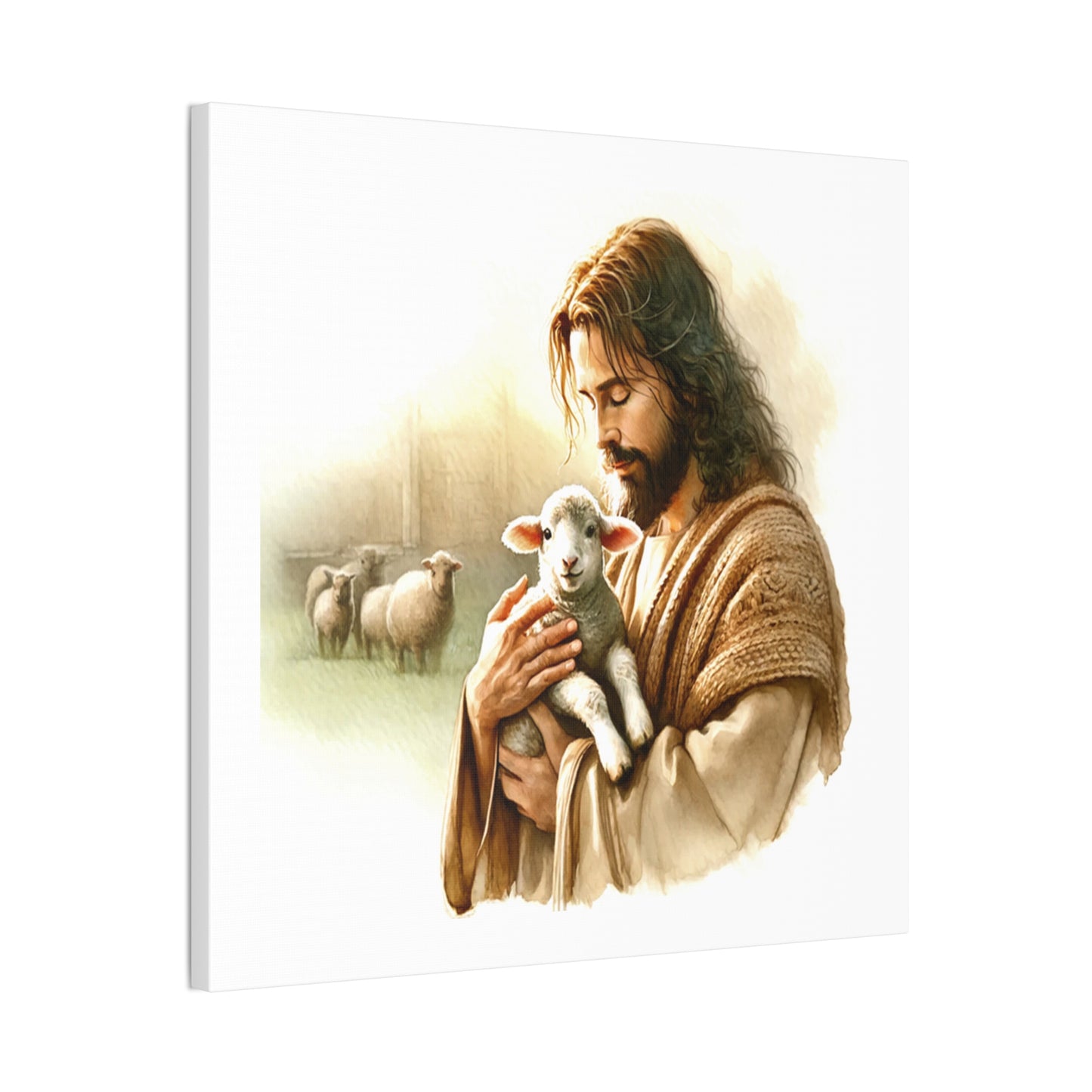 Jesus the Lamb of God - Canvas Stretched, 0.75" Easter