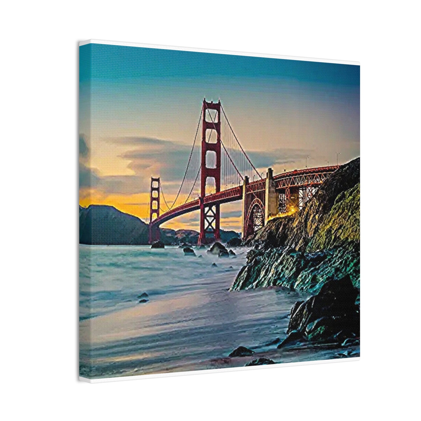 Golden Gate - Canvas Stretched, 0.75"