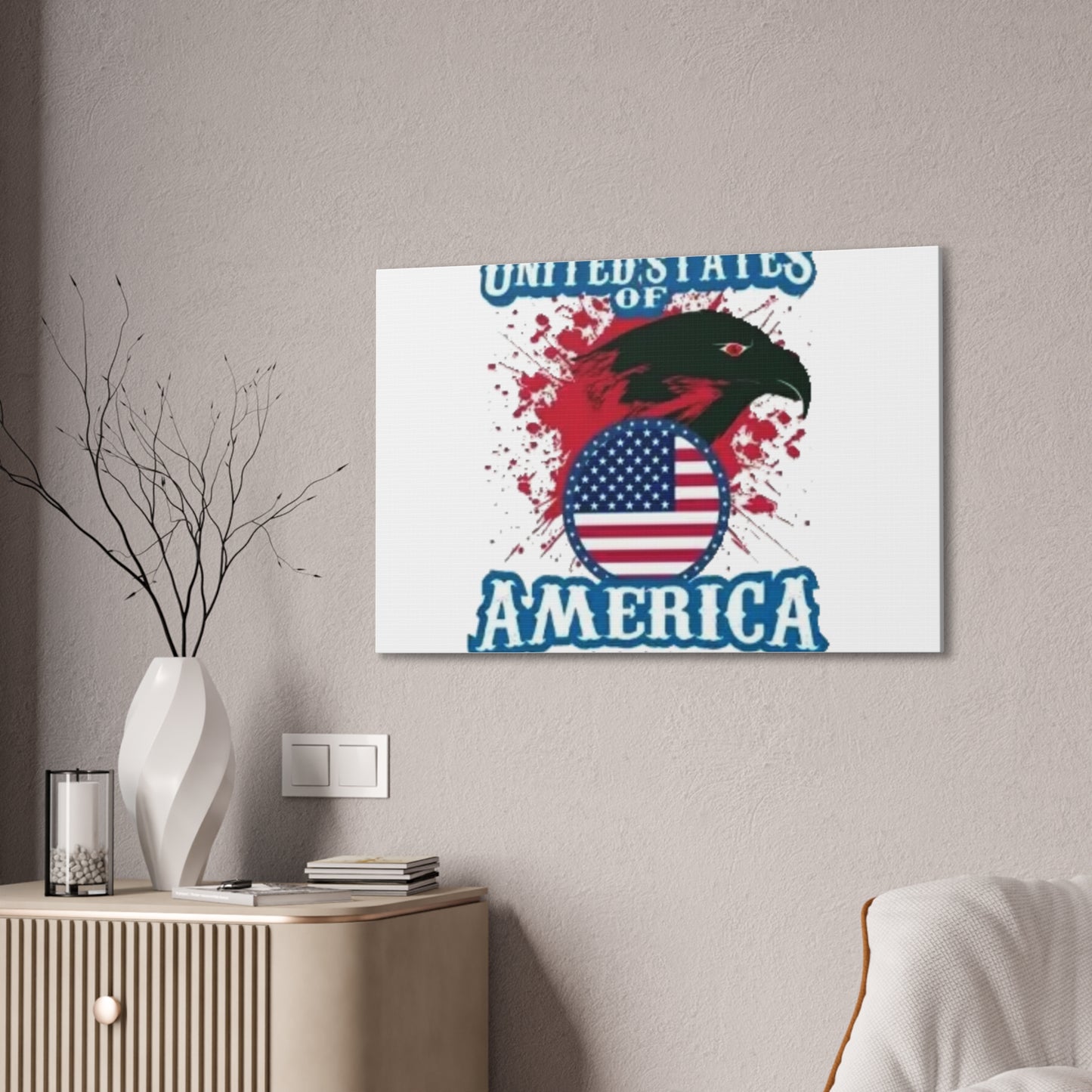 United States of America - Canvas Stretched, 0.75"