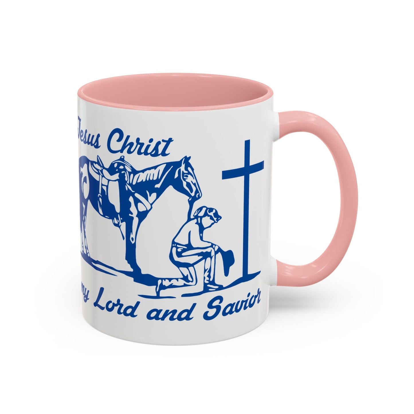 Lord and Savior - Accent Coffee Mug (11, 15oz) - Easter - Mother's Day - Father's Day