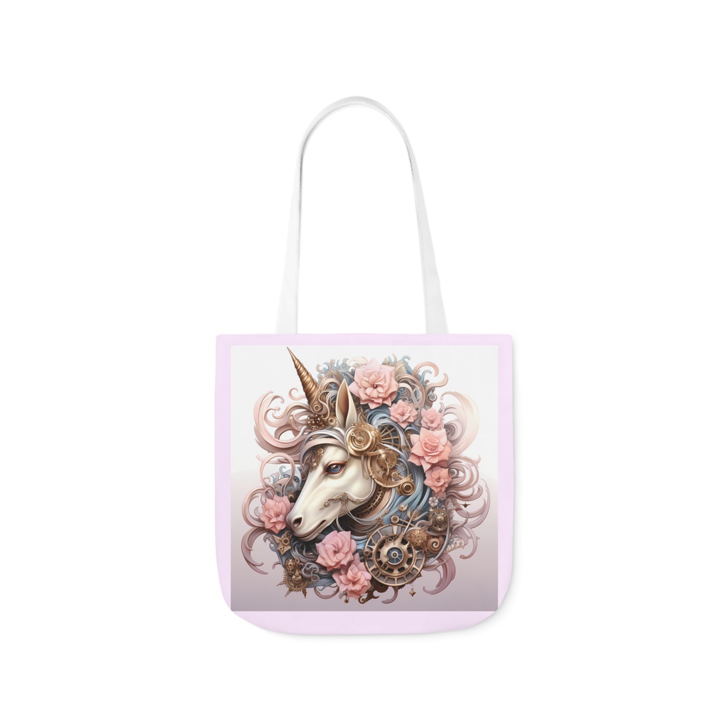 Unicorn - Canvas Tote Bag, 5-Color Straps