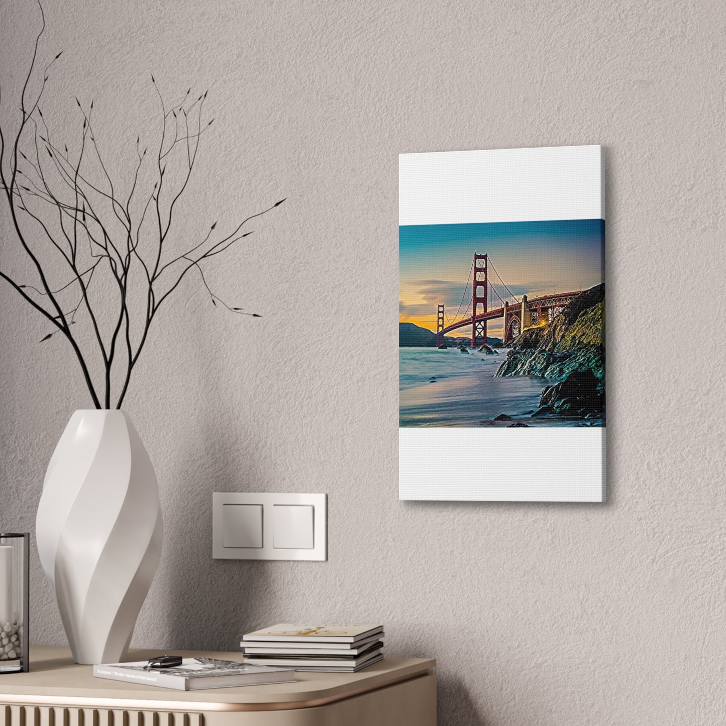 Golden Gate - Canvas Stretched, 0.75"