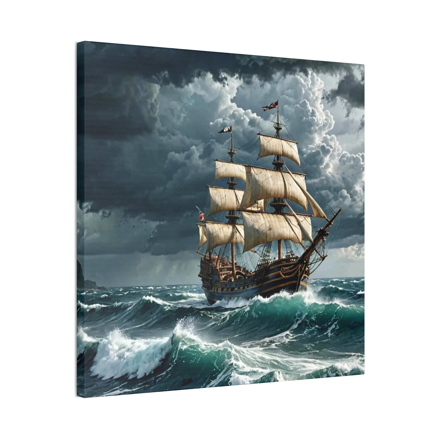 Sailing Ship - Canvas Stretched, 0.75" - Father's Day