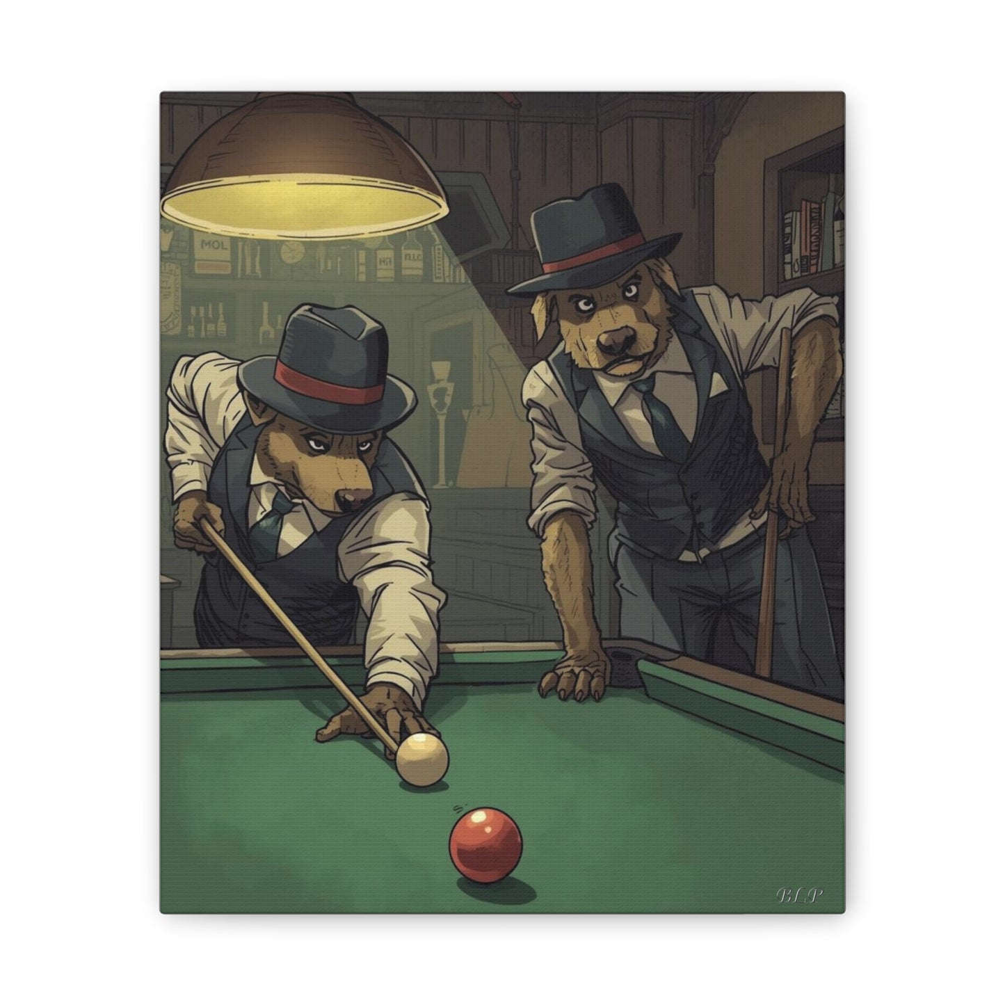 Gangster Dogs - Canvas Stretched, 0.75" - 2026 Wall Art - Sports