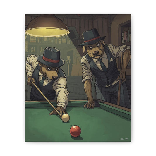Gangster Dogs - Canvas Stretched, 0.75" - 2026 Wall Art - Sports