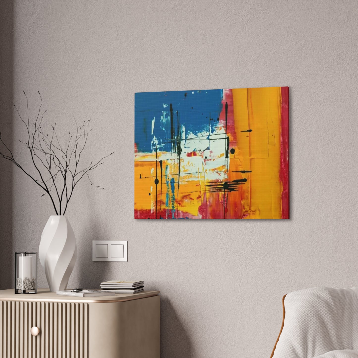 Beautiful Abstract Colors - Canvas Stretched, 0.75"