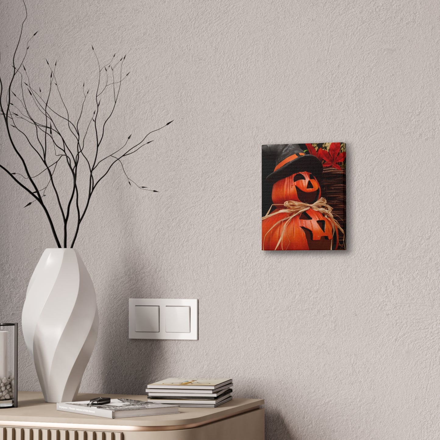 Pumpkins - Canvas Stretched, 0.75" - Halloween