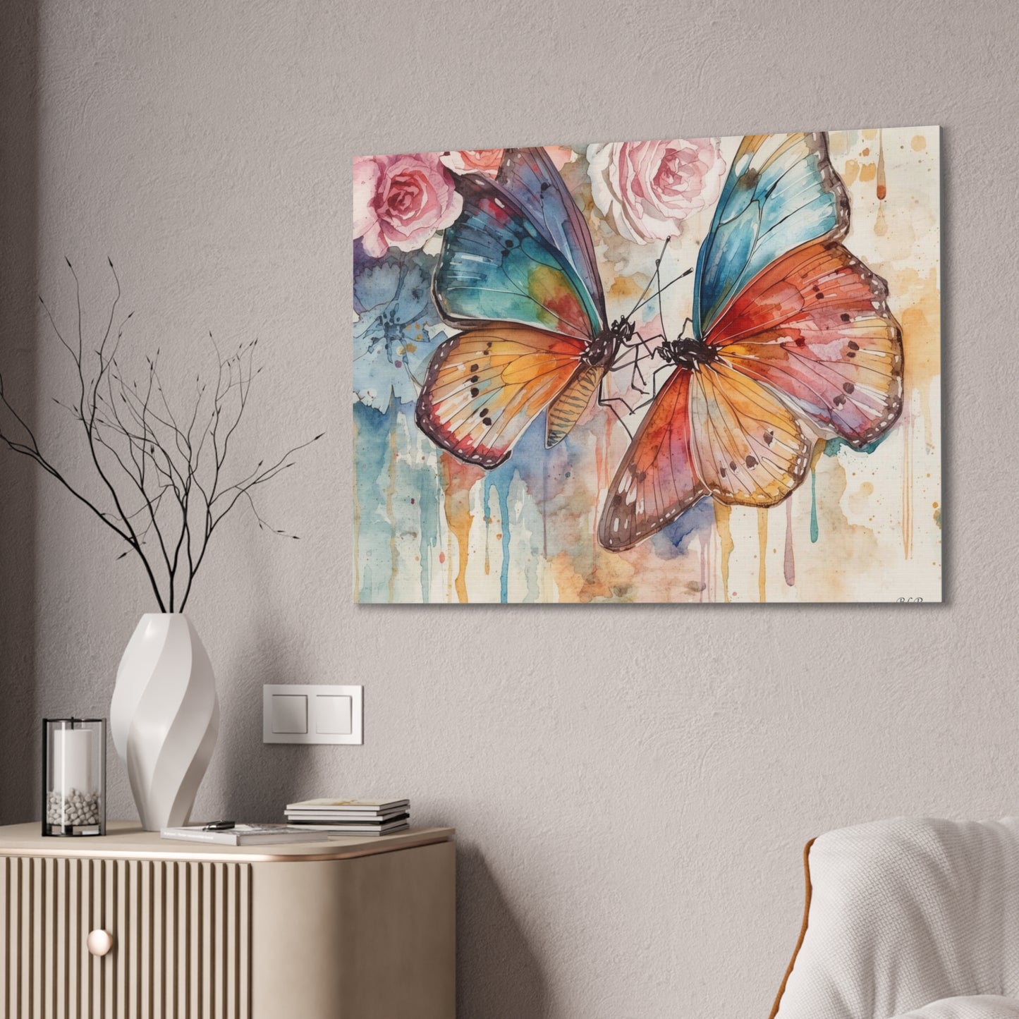 Butterflies - Canvas Stretched, 0.75" - 2026 Wall Art - Animals