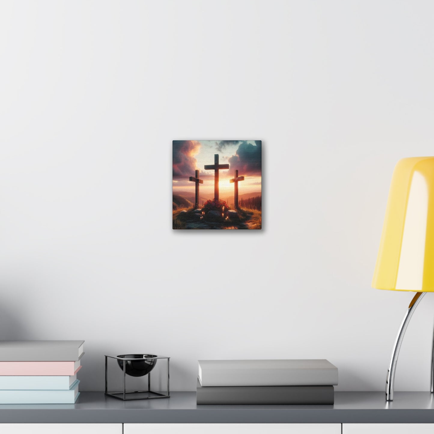 aa-Calvary -  Canvas Stretched, 0.75" - Father's Day - Mother's Day - Easter